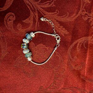 Snake Chain Bead Bracelet